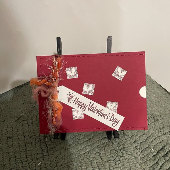 Hand Crafted Other - Handcrafted Valentine's Day Card Pull Out 5" x 7" with envelope. BUNDLE ONLY